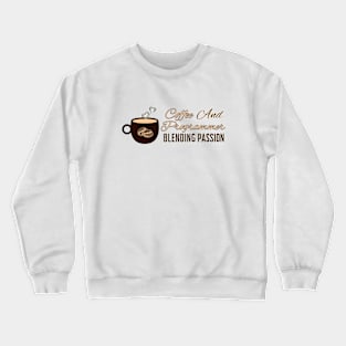 Coding with Coffee Bliss Crewneck Sweatshirt